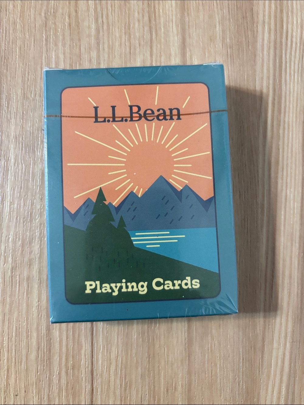 NWT Sealed L.L. Bean Sunrise Mountain Limited Edition Adventure Playing Cards